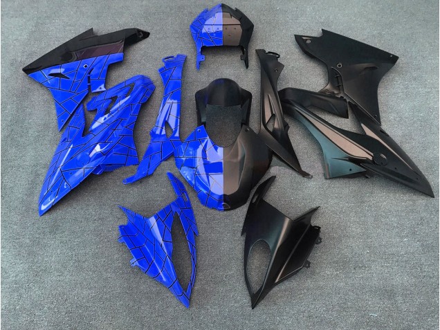 2009-2018 Gloss Blue / Matte Black Split BMW S1000RR Fairings 2009-2018 Gloss Blue / Matte Black Split BMW S1000RR Fairings