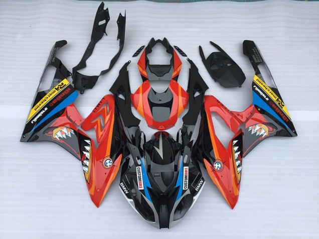2009-2018 Red Shark Gloss BMW S1000RR Fairings 2009-2018 Red Shark Gloss BMW S1000RR Fairings