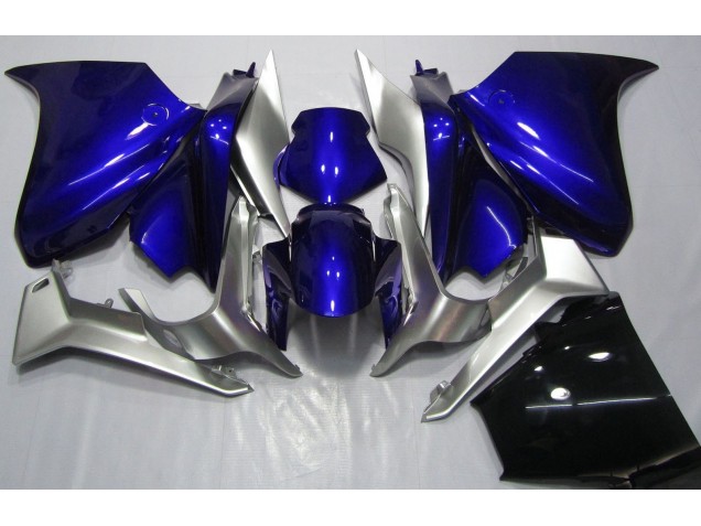 2010-2013 Deep Blue and Silver Honda VFR1200 Fairings 2010-2013 Deep Blue and Silver Honda VFR1200 Fairings