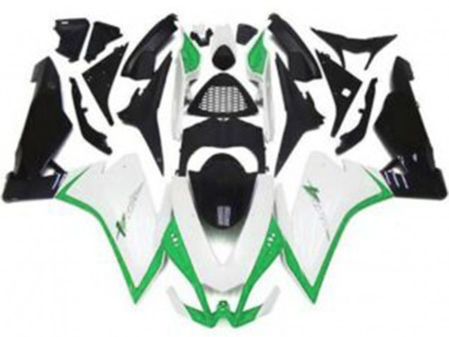 2010-2015 Gloss White & Green Aprilia RSV4 1000 Fairings 2010-2015 Gloss White & Green Aprilia RSV4 1000 Fairings
