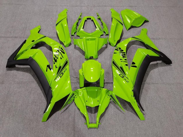 2011-2015 Gloss Green & Black Kawasaki ZX10R Fairings 2011-2015 Gloss Green & Black Kawasaki ZX10R Fairings