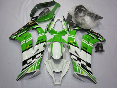 Best Aftermarket 2011-2015 Green White Black Kawasaki ZX10R Fairings