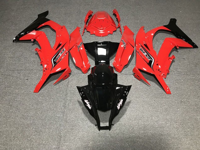 2011-2015 Red and Black Kawasaki ZX10R Fairings 2011-2015 Red and Black Kawasaki ZX10R Fairings