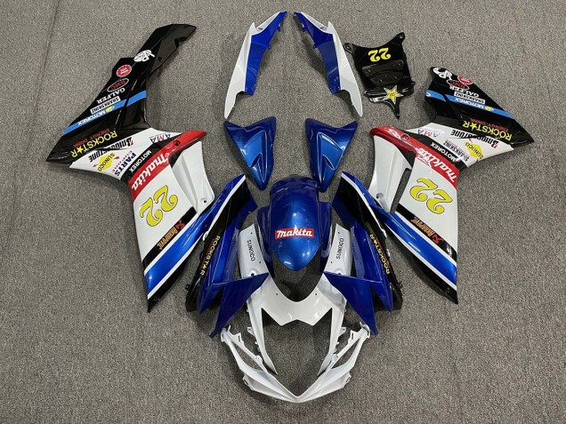 2011-2020 22 Rockstar Suzuki GSXR 600-750 Fairings 2011-2020 22 Rockstar Suzuki GSXR 600-750 Fairings
