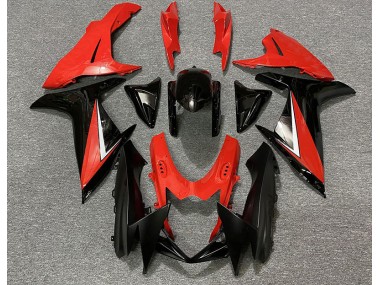 2011-2020 Gloss Red and Black Suzuki GSXR 600-750 Fairings