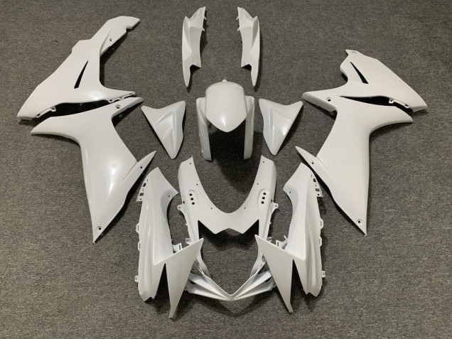 2011-2020 Pearl White Suzuki GSXR 600-750 Fairings 2011-2020 Pearl White Suzuki GSXR 600-750 Fairings