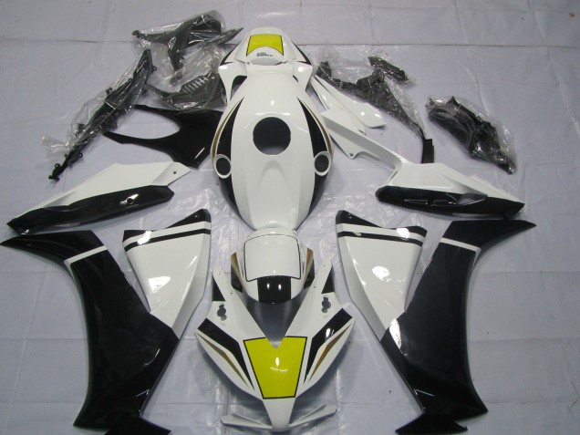 2012-2016 Black and White Honda CBR1000RR Fairings