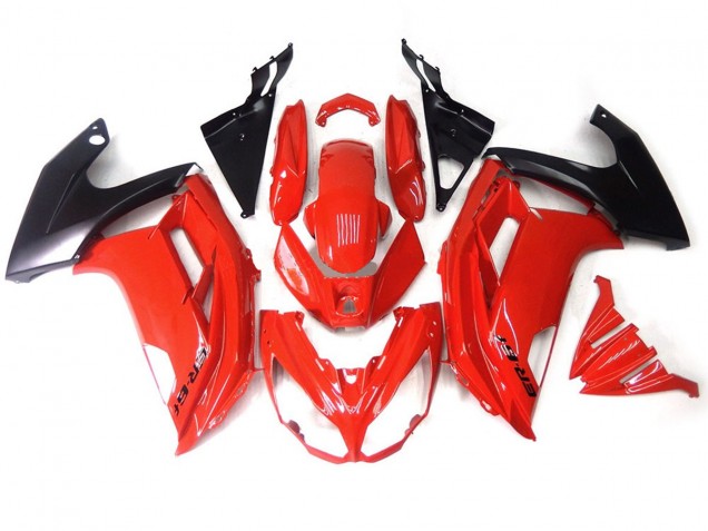 2012-2016 Red Black Kawasaki Ninja 650R Fairings 2012-2016 Red Black Kawasaki Ninja 650R Fairings