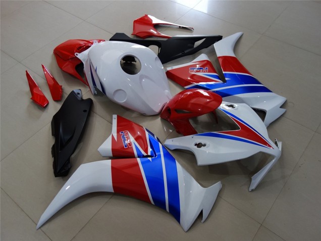 2012-2016 White Red and Blue Honda CBR1000RR Fairings