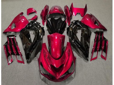 Best Aftermarket 2012-2019 Gloss Red and Black Kawasaki ZX14R Fairings