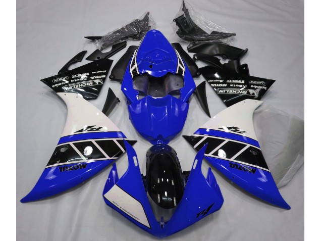 2013-2014 Gloss Blue White and Black Yamaha R1 Fairings 2013-2014 Gloss Blue White and Black Yamaha R1 Fairings