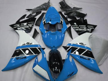 Best Aftermarket 2013-2014 Gloss Light Blue White and Black Yamaha R1 Fairings