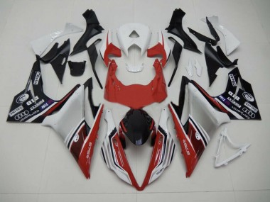 2013-2016 Red white and Black Style Triumph Daytona 675 Fairings