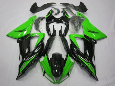 2013-2018 Plain Gloss Black Green- ZX6R 13-18 Kawasaki ZX6R Fairings