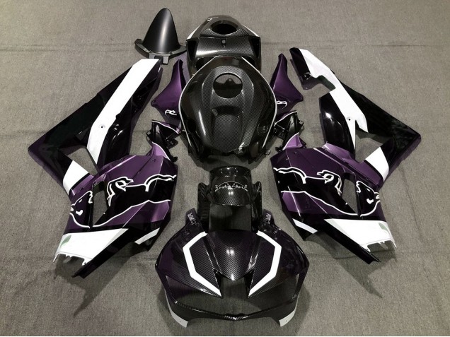 2013-2020 Custom Purple Carbon Bull Honda CBR600RR Fairings 2013-2020 Custom Purple Carbon Bull Honda CBR600RR Fairings