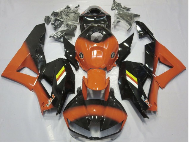 2013-2020 Gloss Orange and Black Fade Honda CBR600RR Fairings 2013-2020 Gloss Orange and Black Fade Honda CBR600RR Fairings