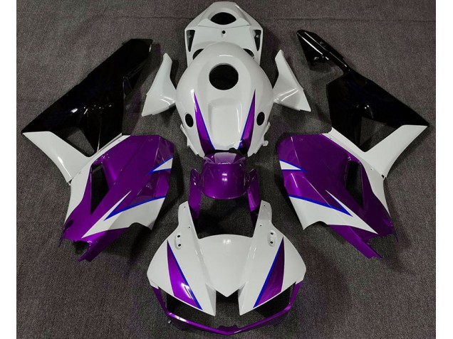 Best Aftermarket 2013-2020 Gloss Purple White and Blue Honda CBR600RR Fairings