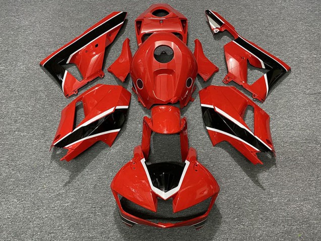 2013-2020 Gloss Red Black and White Honda CBR600RR Fairings 2013-2020 Gloss Red Black and White Honda CBR600RR Fairings