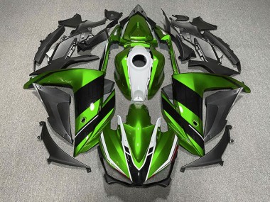 Best Aftermarket 2015-2018 Green Black and White Yamaha R3 Fairings