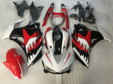 Best Aftermarket 2015-2018 Red and White Shark Yamaha R3 Fairings
