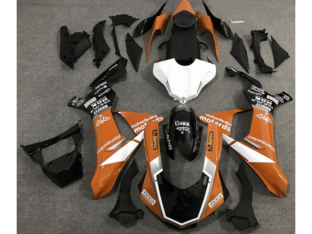 2015-2019 Gloss Orange Style Yamaha R1 Fairings 2015-2019 Gloss Orange Style Yamaha R1 Fairings