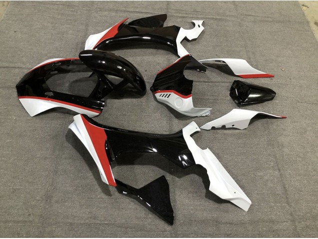 2015-2019 Gloss Red Black and White Yamaha R1 Fairings 2015-2019 Gloss Red Black and White Yamaha R1 Fairings