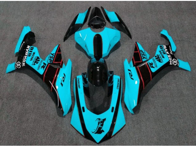 2015-2019 Light Blue Yamaha R1 Fairings 2015-2019 Light Blue Yamaha R1 Fairings