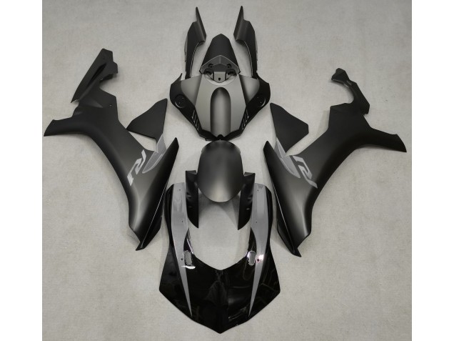 2015-2019 Matte Black & Gray Yamaha R1 Fairings 2015-2019 Matte Black & Gray Yamaha R1 Fairings
