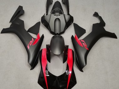 2015-2019 Matte Black & Pearl Red Yamaha R1 Fairings