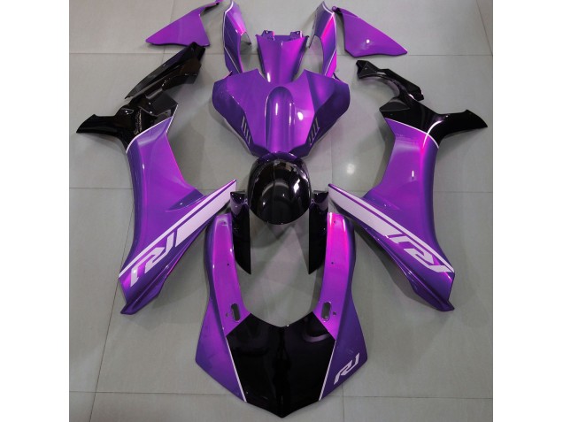 2015-2019 Mood Purple and Black Yamaha R1 Fairings 2015-2019 Mood Purple and Black Yamaha R1 Fairings