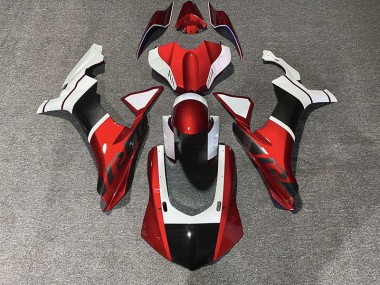 2015-2019 Red & Carbon Fiber Accents Yamaha R1 Fairings