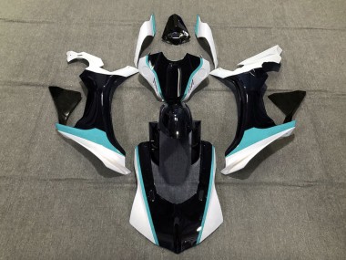 2015-2019 Sky Blue Black and White Yamaha R1 Fairings