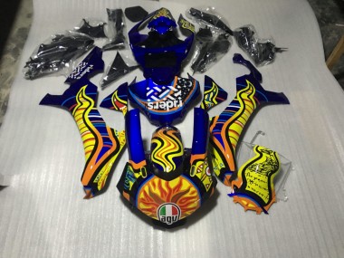 2015-2019 Tribal Design Yamaha R1 Fairings