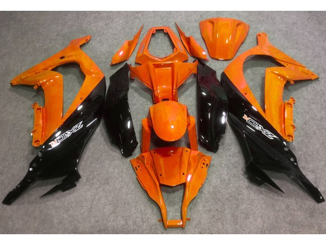 2016-2019 Gloss Orange and Black Kawasaki ZX10R Fairings 2016-2019 Gloss Orange and Black Kawasaki ZX10R Fairings