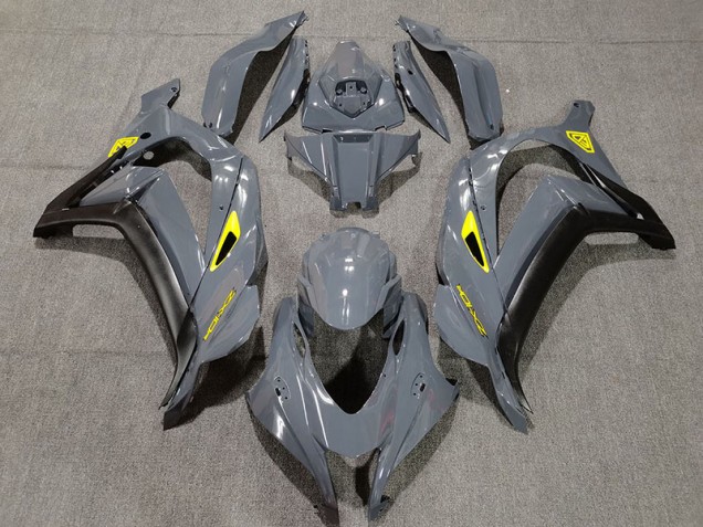 2016-2019 Nardo Gray & Black Kawasaki ZX10R Fairings 2016-2019 Nardo Gray & Black Kawasaki ZX10R Fairings