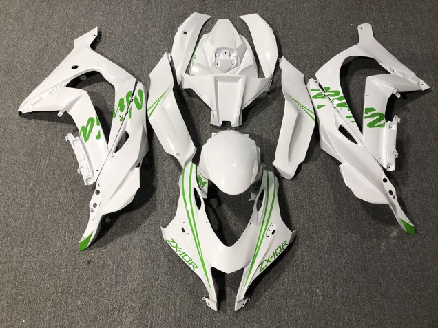2016-2019 Pearl Green White Kawi Kawasaki ZX10R Fairings 2016-2019 Pearl Green White Kawi Kawasaki ZX10R Fairings