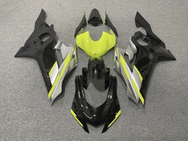 Best Aftermarket 2017-2019 Black with Floro Yellow Yamaha R6 Fairings