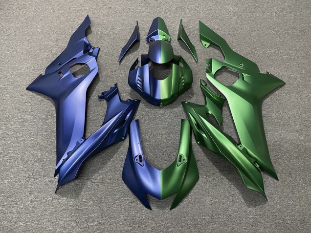 2017-2019 Blue and Green Split Yamaha R6 Fairings 2017-2019 Blue and Green Split Yamaha R6 Fairings