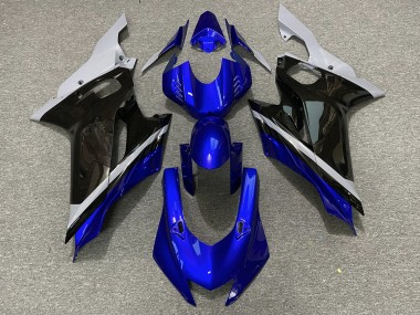 Best Aftermarket 2017-2019 Cement Black and Blue Yamaha R6 Fairings