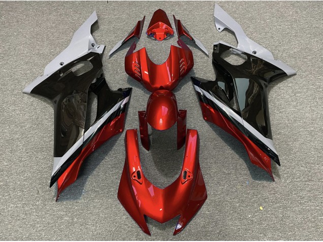 2017-2019 Cement Black and Red Yamaha R6 Fairings 2017-2019 Cement Black and Red Yamaha R6 Fairings