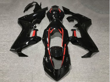 2017-2019 Gloss Black W Red Lining Honda CBR1000RR Fairings