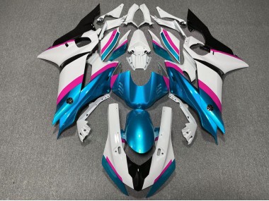 Best Aftermarket 2017-2019 Light Blue and Pink Yamaha R6 Fairings