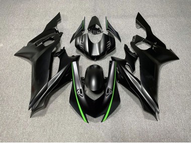 Best Aftermarket 2017-2019 Matte Black & Green Accents Yamaha R6 Fairings