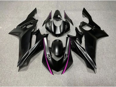 Best Aftermarket 2017-2019 Matte Black & Pink Accents Yamaha R6 Fairings