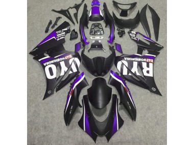 2017-2019 Matte Black & Purple Suzuki GSXR 1000 Fairings