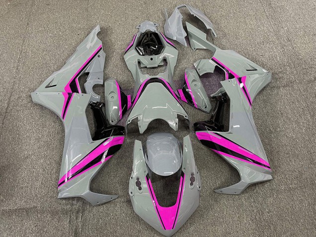 2017-2019 Nardo with Pink Stripes Honda CBR1000RR Fairings 2017-2019 Nardo with Pink Stripes Honda CBR1000RR Fairings
