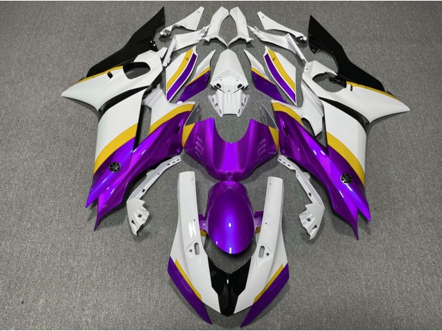 2017-2019 Purple and Yellow Gloss Yamaha R6 Fairings 2017-2019 Purple and Yellow Gloss Yamaha R6 Fairings