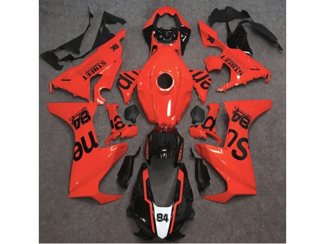 2017-2019 Red Street Flava Honda CBR1000RR Fairings 2017-2019 Red Street Flava Honda CBR1000RR Fairings