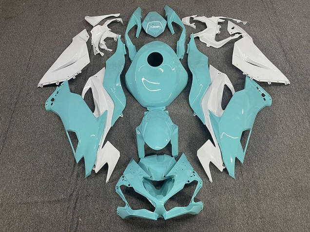 2019-2020 Aqua Kawasaki ZX6R Fairings 2019-2020 Aqua Kawasaki ZX6R Fairings